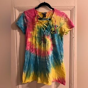Hot Topic Tie Dye Alien Dress